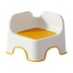 thumbnail image 3 of Taburete de baño para niños, ligero, portátil, banco de ducha ergonómico con respaldo Naranja, 3 of 9