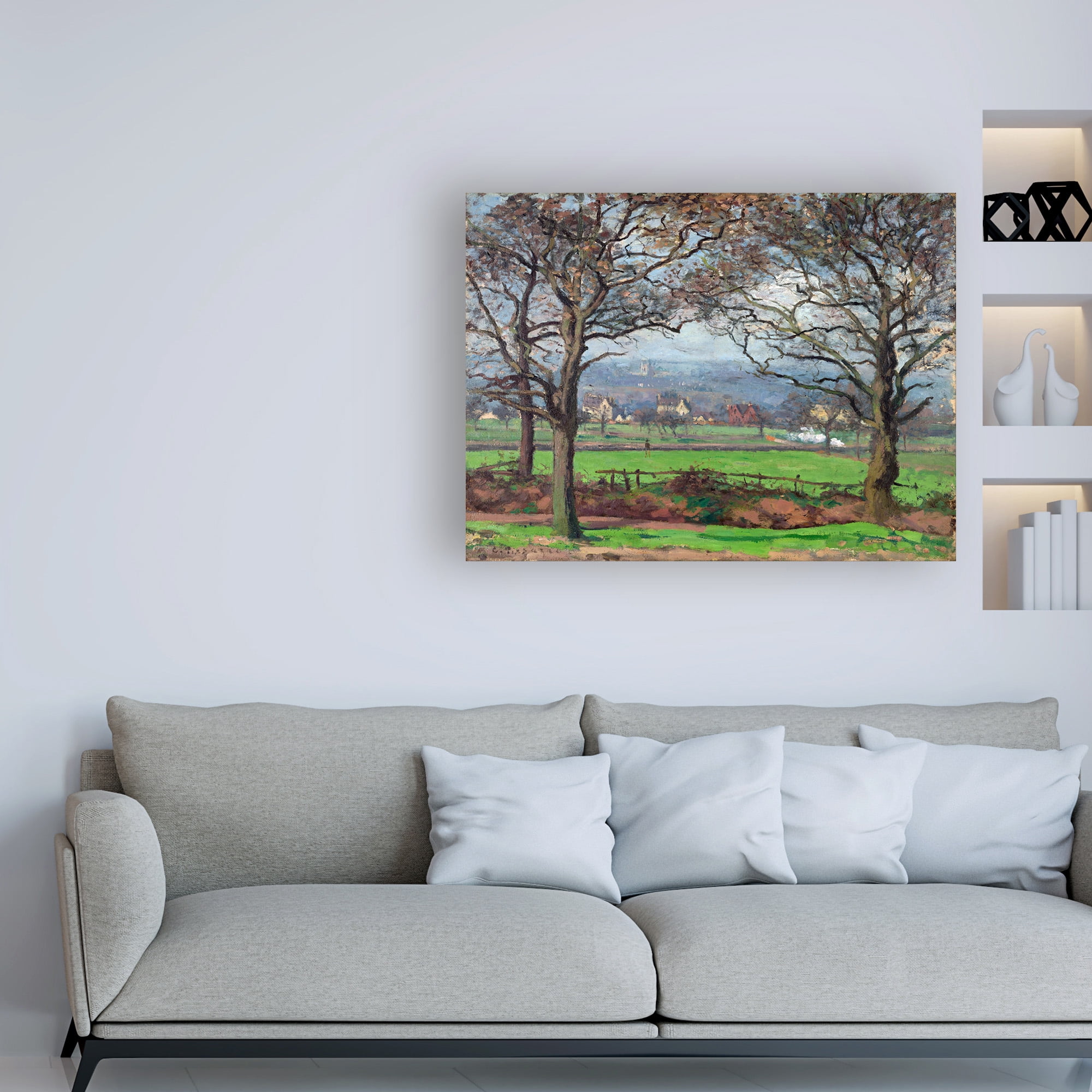 Trademark Fine Art 'Near Sydenham Hill' Canvas Art by Pissarro