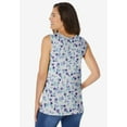thumbnail image 2 of Woman Within Plus Size Perfect Printed Scoopneck Tank, 2 of 5