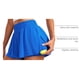 thumbnail image 4 of Shorts CRZ YOGA 2 en 1 con Falda Fluida para Tenis Azul XL, 4 of 4