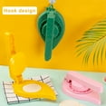 thumbnail image 4 of Presse-pâte Manuelle en Plastique Réutilisable avec Poignée Petit Presse-Pâte Outil de Cuisine DIY Chef Jaune, 4 of 8