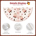 thumbnail image 3 of Sikiie Milk Tea Nativity Christmas Tree Skirt, Jesus Christian Winter Holiday Tree Mat Decoration(30-48IN)30", 3 of 6