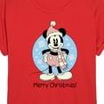 thumbnail image 3 of Disney - Mickey Merry Christmas - Juniors Ideal Flowy Muscle T-Shirt, 3 of 4