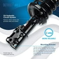 thumbnail image 5 of Detroit Axle - Front Passenger Side Strut w/ Coil Spring Assembly Replacement for Chevrolet Cobalt HHR Pontiac Pursuit G5, 5 of 7