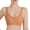 Khaki, variant on Ladies Wireless Solid Strapless Bandeau Bra Support Everyday Wear