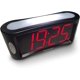 thumbnail image 1 of Reloj despertador digital LED Vevor Reloj despertador matutino iluminado con números rojos grandes Negro, 1 of 5