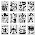 thumbnail image 7 of Valentine's Gift Valentine Decoration Stencil for Art Painting Furniture Wall Decor Wedding Decor, 7 of 7