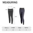 thumbnail image 2 of Women's High Waisted Yoga Leggings with Pockets,Tummy Control Non See Through Workout Athletic Running Yoga Pants, 2 of 5