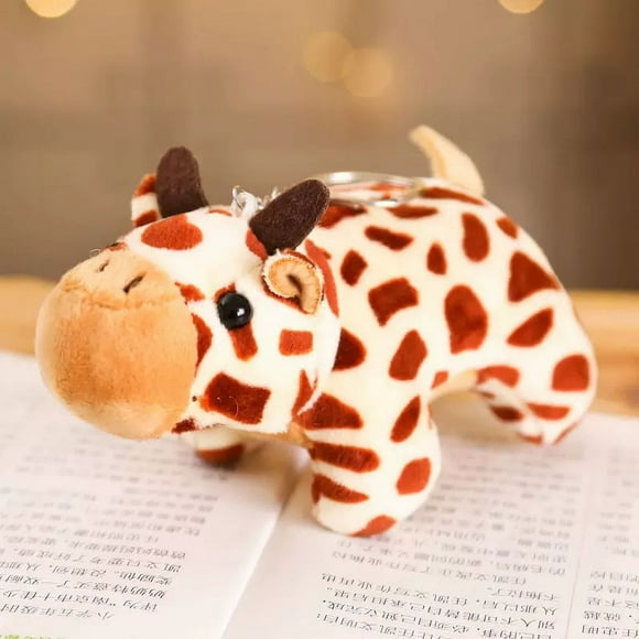 Cute Elephant Monkey Lion Leopard Small Pendant Plush Doll Tiger Doll Mini Cloth Doll