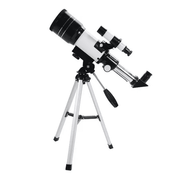 Telescopio Astronomico Balnco Con Negro Malubero Malu2095