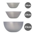 thumbnail image 1 of Sori Yanagi Ensemble de Bols en Acier Inoxydable 3 Pcs (16,19,23cm), 1 of 5