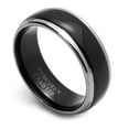 thumbnail image 2 of Men Women Tungsten Carbide Wedding Band Ring 8mm Comfort Fit Domed Ring For Men & Women, 2 of 3