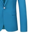 thumbnail image 3 of Jackets for Men, Casual Solid Lapel Long Sleeved Button Business Wedding Suit Jacket with Pockets, Men's Jacket, 3 of 4