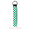 Green/White, variant on Checkered Wristlet Key Chain