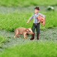 thumbnail image 4 of Figuras de animales juguete guardián juguetes educativos Micro paisaje Playsets F Zulema figuras de la granja, 4 of 8