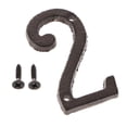 thumbnail image 3 of 2pcs Hierro Metal Casa Letrero Número de Puerta licencia de Nombre Dirección de La Calle, 3 of 9