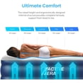 thumbnail image 4 of Active Era Premium Queen Air Mattress with Built in Pump, Raised Pillow, Puncture Resistant Waterproof Soft Top, Elevated Inflatable Bed for Guests, Queen Size Blow Up Mattress, Quick Electric Pump, 4 of 9