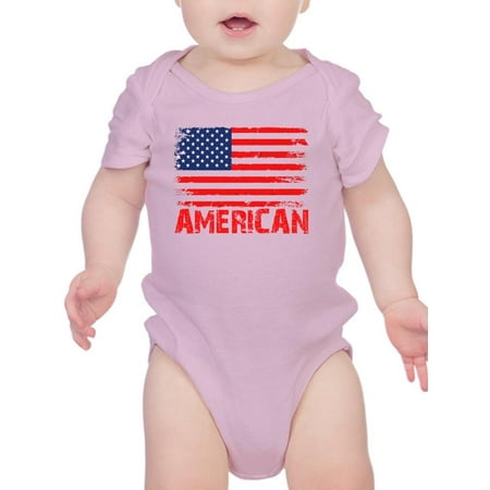 

American Flag 4Th Of July. Bodysuit Infant -Image by Shutterstock 12 Months