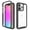black, variant on Kryonix For iPhone 15 Pro Case, Acrylic TPU Transparent Shockproof Full Cover Protective Shell with Non-Slip Design, Brown/Blue/Pink/Black