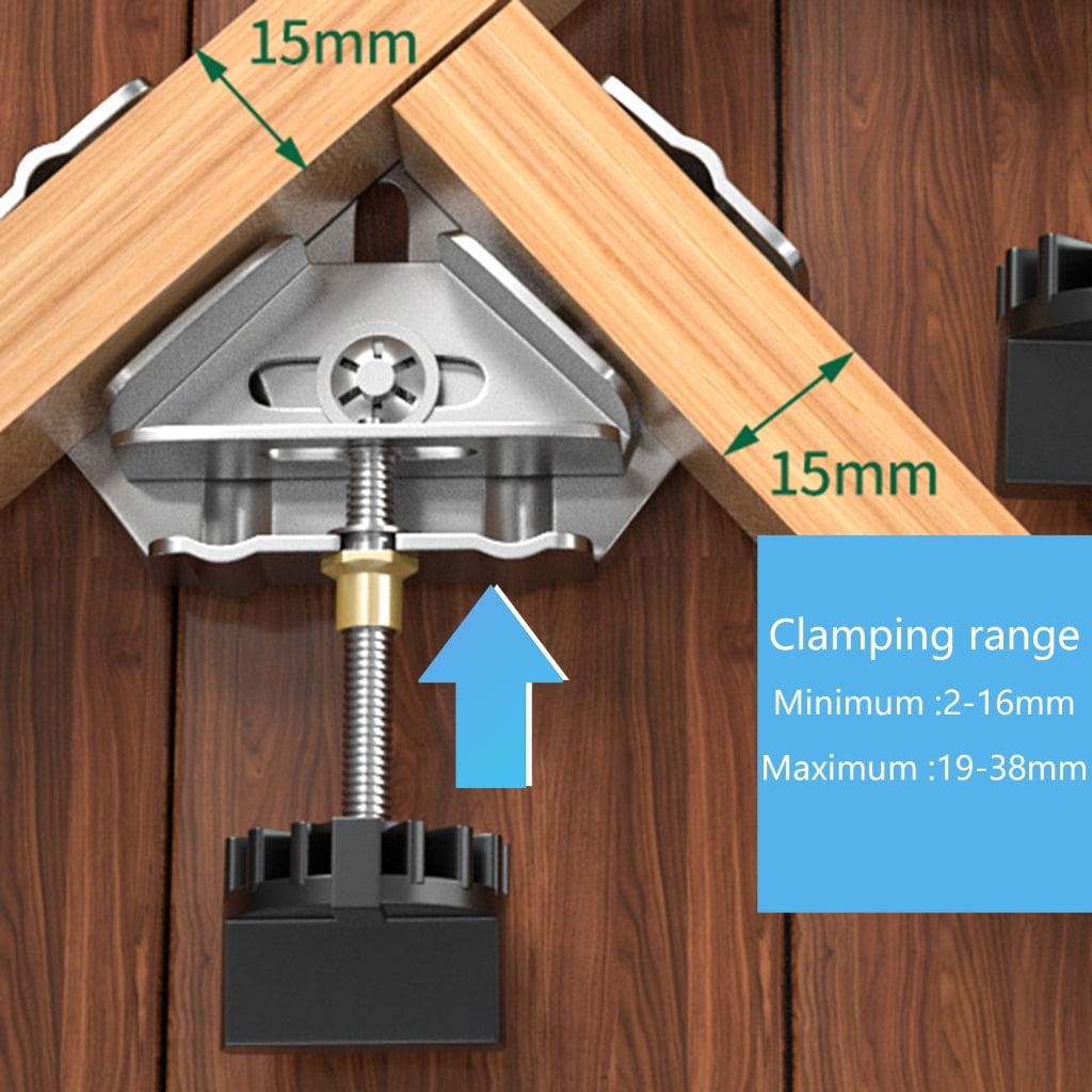 YIGSECU Corner Clamp 90 Degree Sturdy Stainlesses Steel Tool for Woodworking and Welding