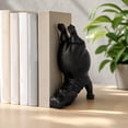 thumbnail image 5 of Hippo Bookends, Resin Animal Book Holder for Bookshelf, Funny Hippopotamus Book End for Home Office Library Shelf Decor, Decorative Book Organizer Gift, 5 of 6