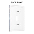 thumbnail image 2 of Fotbe Beautiful Ocean Dolphin Print Duplex Receptacle Wall Plate, 1-Gang 5.0" x3.0" Wall Outlet Covers, Dual Outlet Faceplates Covers, Color-matched Screws Included-Style T, 2 of 6