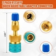 thumbnail image 3 of FYUU R1234yf Quick Couplers Kit Quick Coupler Adapter for Car Conditioner AC Charging, 3 of 5