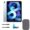 thumbnail image 1 of Apple iPad Air 10.9 Inch (64GB, Wi-Fi Only, Sky Blue) with Gray Sleeve Apple MYFQ2LL/A-17, 1 of 5
