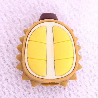 Cartoon Cable Protector Bites Winder Organizer Bobbin Winder Wire Cord Saver For USB Charging Cable Data Line Protectors Cover Yellow Durian