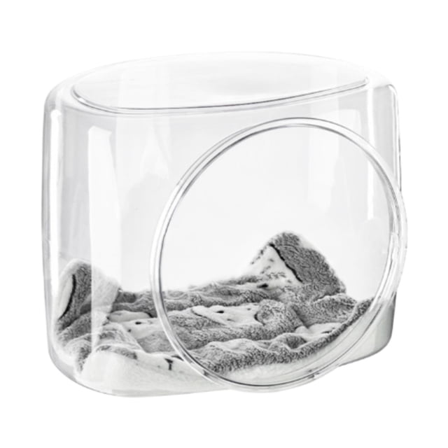 Cama para gatos Space Capsule, cama para mascotas para gatos de interior, transpirable, transparente, para interiores y exteriores, nido para gatos,