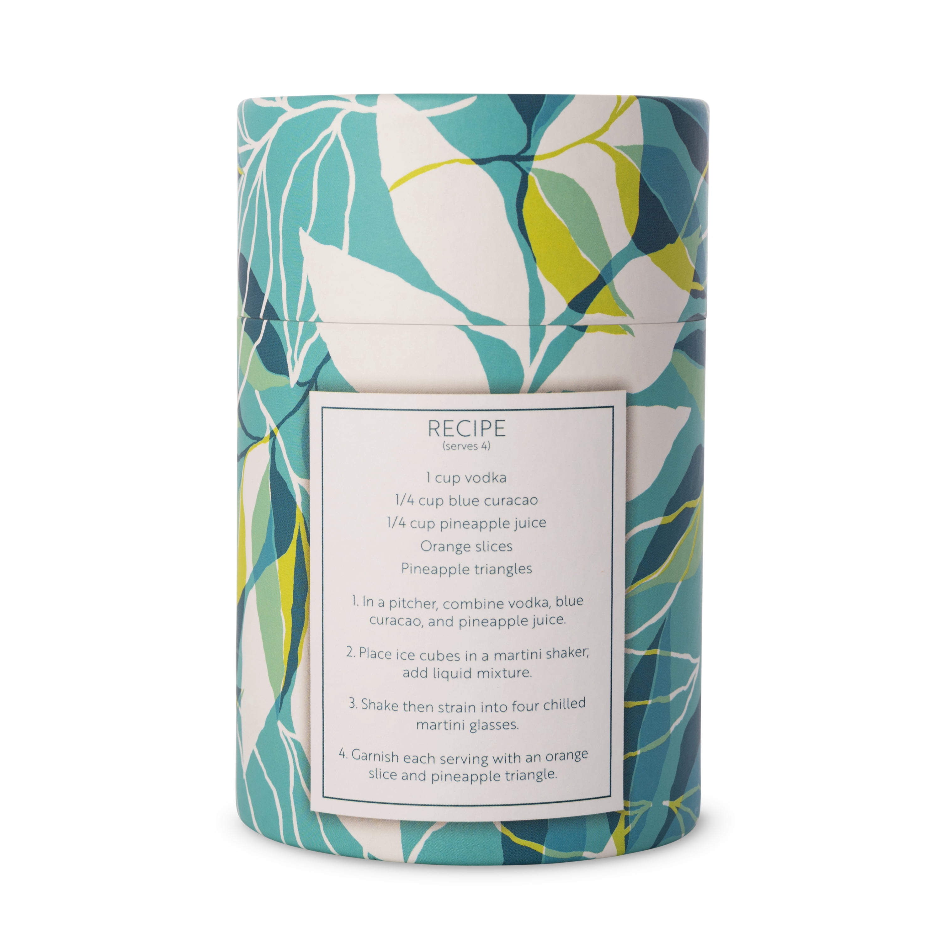 BHG 12 oz Jar Tropical Blue Martini