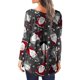 thumbnail image 3 of Pntutb Mujer Invierno Sexy Cuello Redondo Manga Larga Impreso tops Navidad Impreso Regular Blusa Pntutb Pntutb-685, 3 of 5