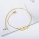 thumbnail image 4 of Angel Number Bracelets For Women Old English Stainless Steel 111 222 333 444 999 Foot Bracelet Anklets Beach Boho Jewelry Gift, 4 of 5