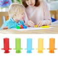 thumbnail image 1 of 5Pcs Clay Squeezer, Clay Extruder Extruder Tool Plastic Pottery Tools Geometric Shape  Play Dough Tool  For Children Playing Dough For Schools, 1 of 8