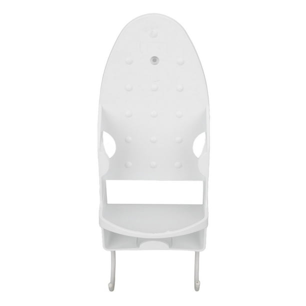 Soporte para Plancha Eléctrica de Plástico PBt Duradero, Estante para Tabla de Planchar 2 en 1 Resistente Al Calor Con Gancho Monado En la Pared, Coloción Segura para Plancha