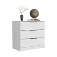 thumbnail image 2 of Dresser 27"H, 3 Drawers Dresser, Superior Top, White On-Site, 2 of 4