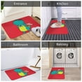 thumbnail image 3 of USA Confident Superhero Dino Door Mat for Indoor, Welcome Door Mats Front Entrance Rug, Non-Slip Bathroom kitchen Rugs for Inside Floor, Small Rug Dog Door Mat 20X31.5 Inch, 3 of 5
