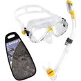 thumbnail image 1 of Set de snorkel Cressi Marea y Supernova Dry transparente amarillo, 1 of 7