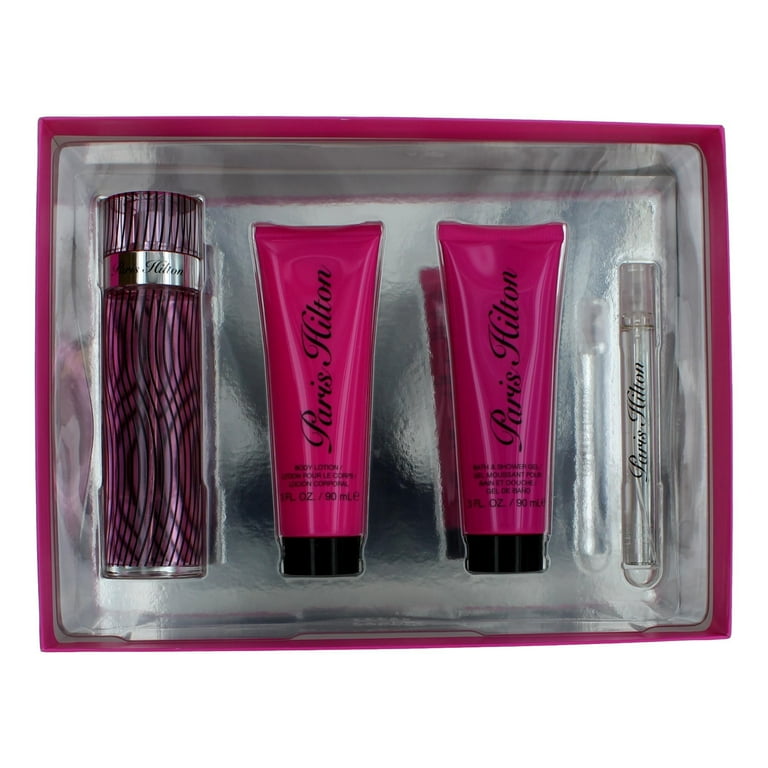 Paris Hilton Fragrance Gift Set for Women, 4 Piece Perfume Set