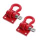 thumbnail image 1 of Metal Climbing Trailer Tow Hook Hooks Buckle Winch Shackles Accessory for 1/10 Scale RC Crawler Truck D90 SCX10 Climbing Car Red, 1 of 5