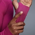 thumbnail image 6 of Neewe Seamless Long Sleeve Shirts for Women Waist Length - Workout Athletic Running Gym Yoga Tops Crewneck Breathable, 6 of 9