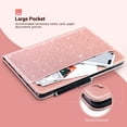 thumbnail image 6 of iPad Mini 2 Case,iPad Mini Case,iPad Mini 3 Case, ULAK iPad Mini Retina Case Smart Leather Stand Cover For Apple iPad Mini 1st 2nd 3rd Generation, Pink Glitter, 6 of 7
