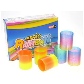 THE TWIDDLERS - Giant Magic Rainbow Spring, 15cm / 6 - Perfect for  Children & Kids Birthday Party Favours, Huge Sensory Game Toy