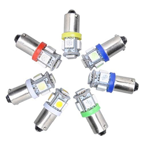 Tongliya Car led bulb BA9S T4W 5050 5smd led width light reading light dome light blue