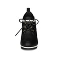 thumbnail image 6 of BLISSFUL STEP Women's Round Toe Platform Block High Heel Ankle Boots, 6 of 7