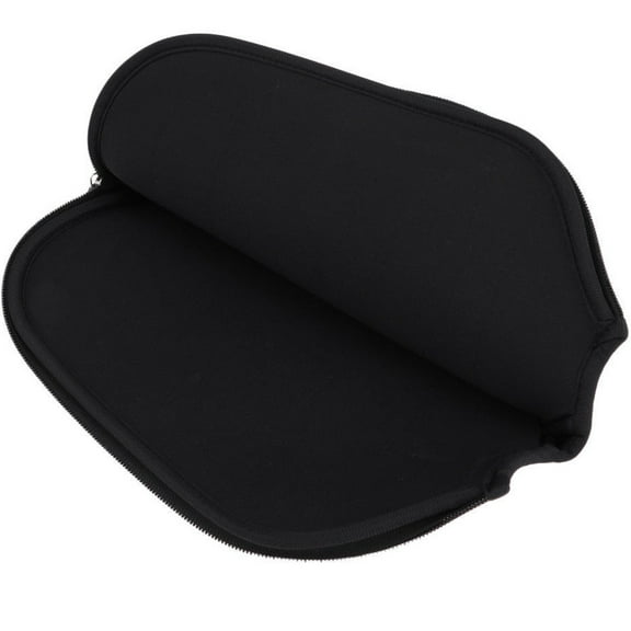HAMPPLIES Table Tennis Racket Cover - Black 1Pack 12x8.7in