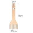 thumbnail image 3 of Peine de Madera de Haya para Tejer – Peine Ergonómico de Doble Extremo para Desenredar Suéteres, Bufandas, Sombreros, Tapices, Macramé y Flecos., 3 of 7