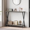 thumbnail image 4 of Garvee 2-Tier Narrow Console Table, Small Entryway Table, Thin Entrance Sofa Table, Side Table for Behind Couch or Wall, Kitchen Counter, Display Table for Hallway, Bedroom, Living Room, 4 of 7