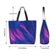 thumbnail image 5 of Disketp Neon Gradient Blue Bolsa Tote Estampada para Mujer, Bolso de Hombro y de Mano para Compras y Viajes, 5 of 8