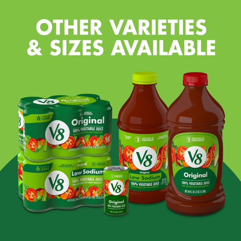 V8 Spicy Hot 100% Vegetable Juice 64 fl oz | Tomato & 7